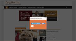 Desktop Screenshot of doghumor.net