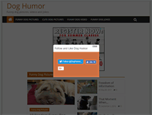 Tablet Screenshot of doghumor.net